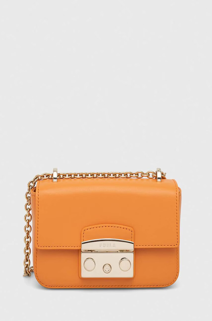 Furla Кожена чанта Metropolis - Pepit.bg