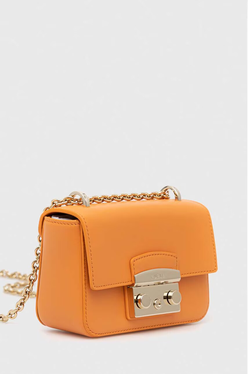 Furla Кожена чанта Metropolis - Pepit.bg