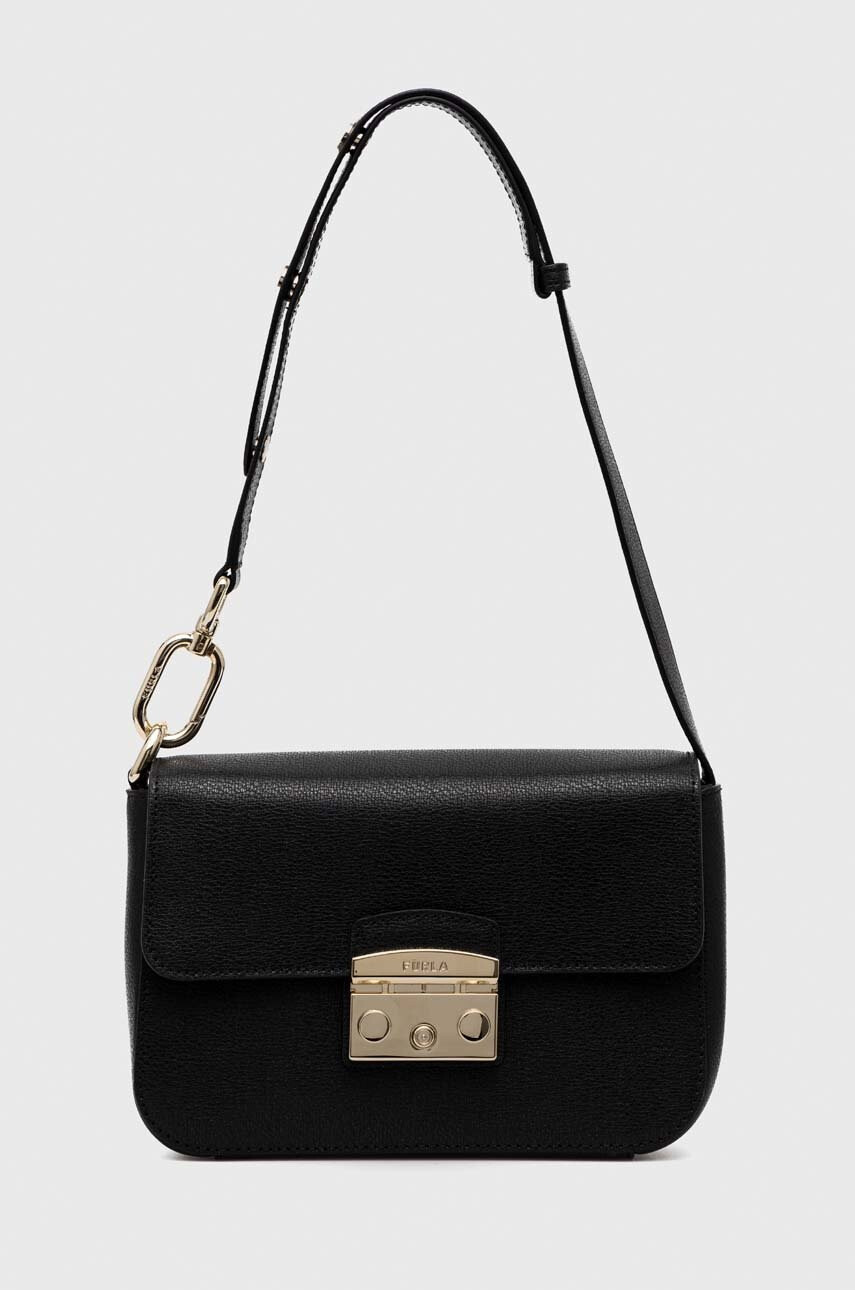Furla Кожена чанта Metropolis - Pepit.bg