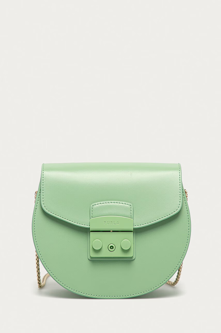 Furla Кожена чанта Metropolis Mini - Pepit.bg