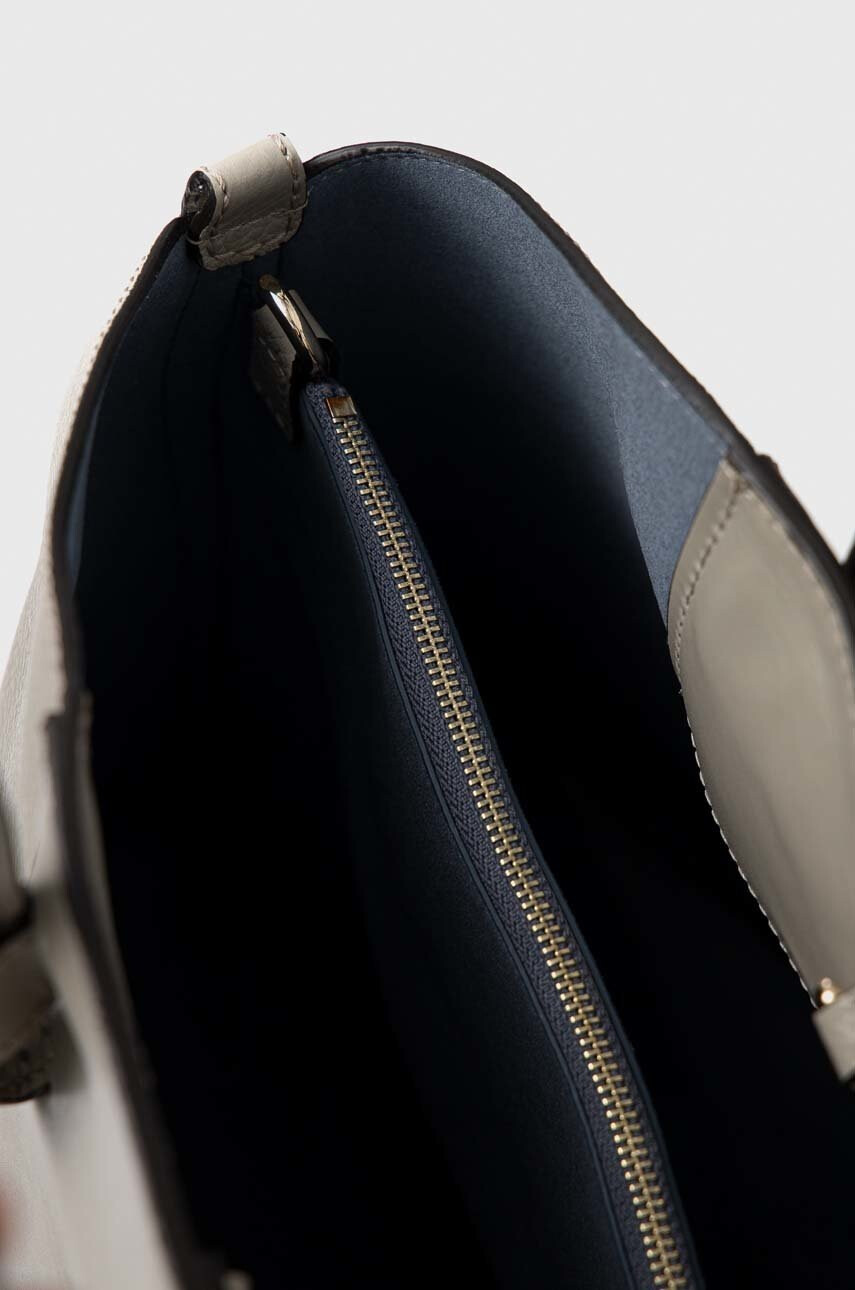 Furla Кожена чанта Miastella в сиво - Pepit.bg