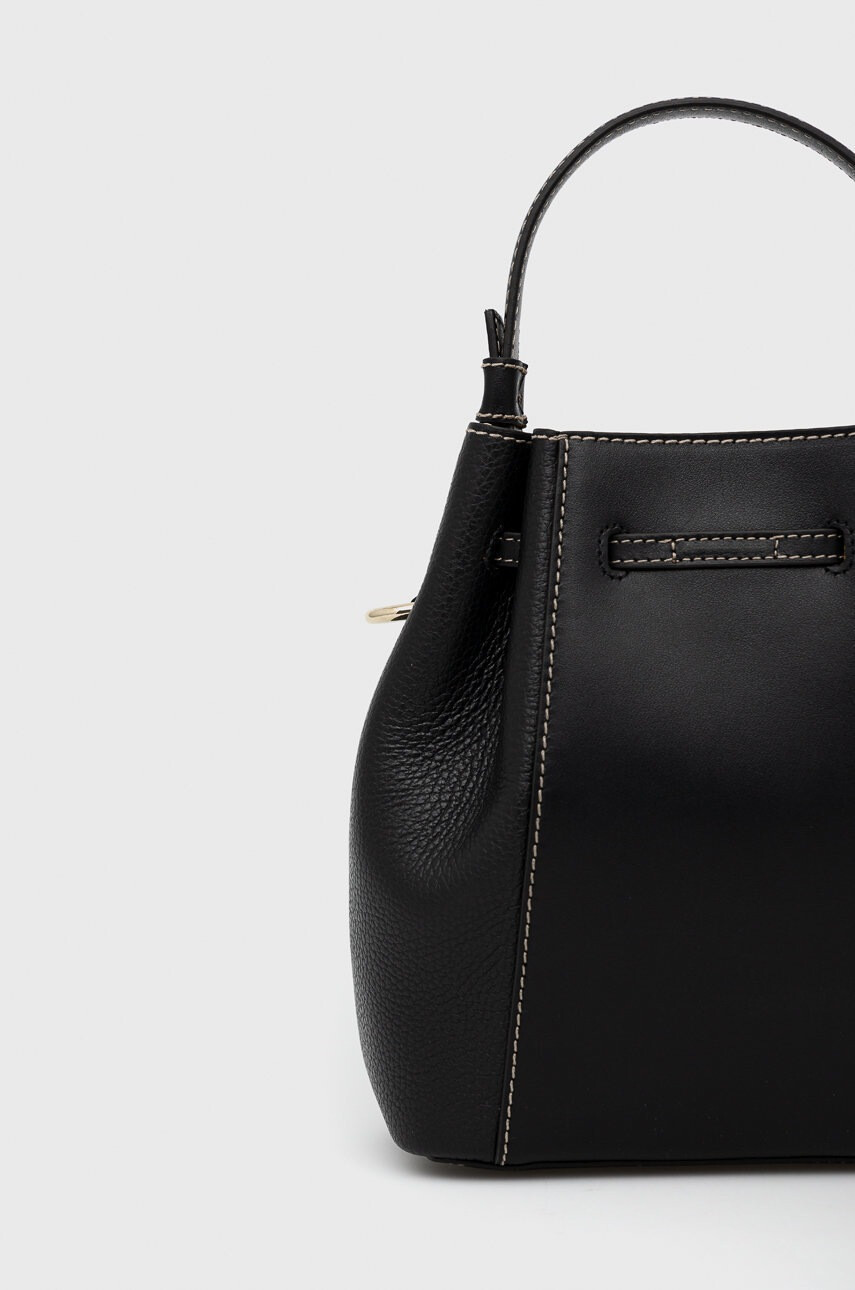 Furla Кожена чанта Miastella в черно - Pepit.bg