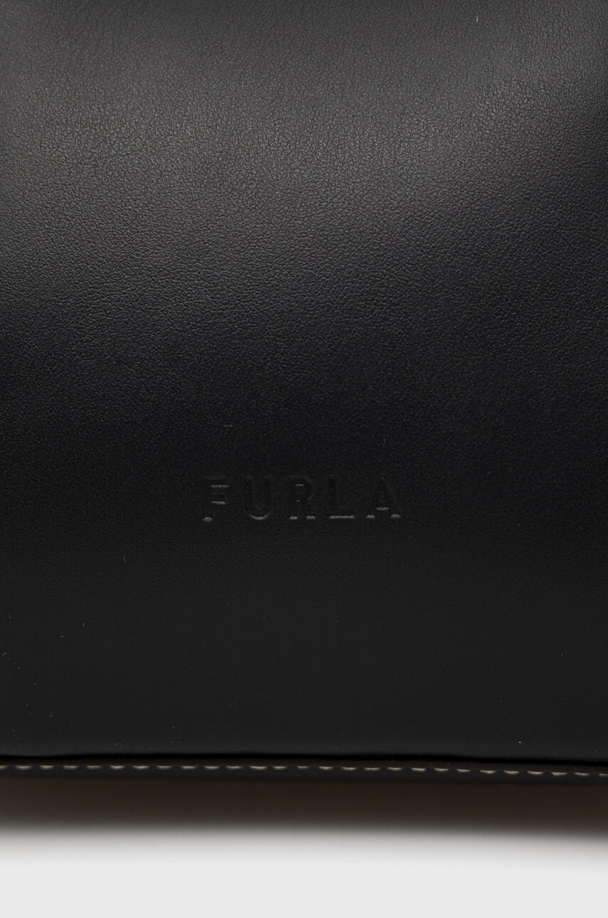 Furla Кожена чанта Miastella в черно - Pepit.bg