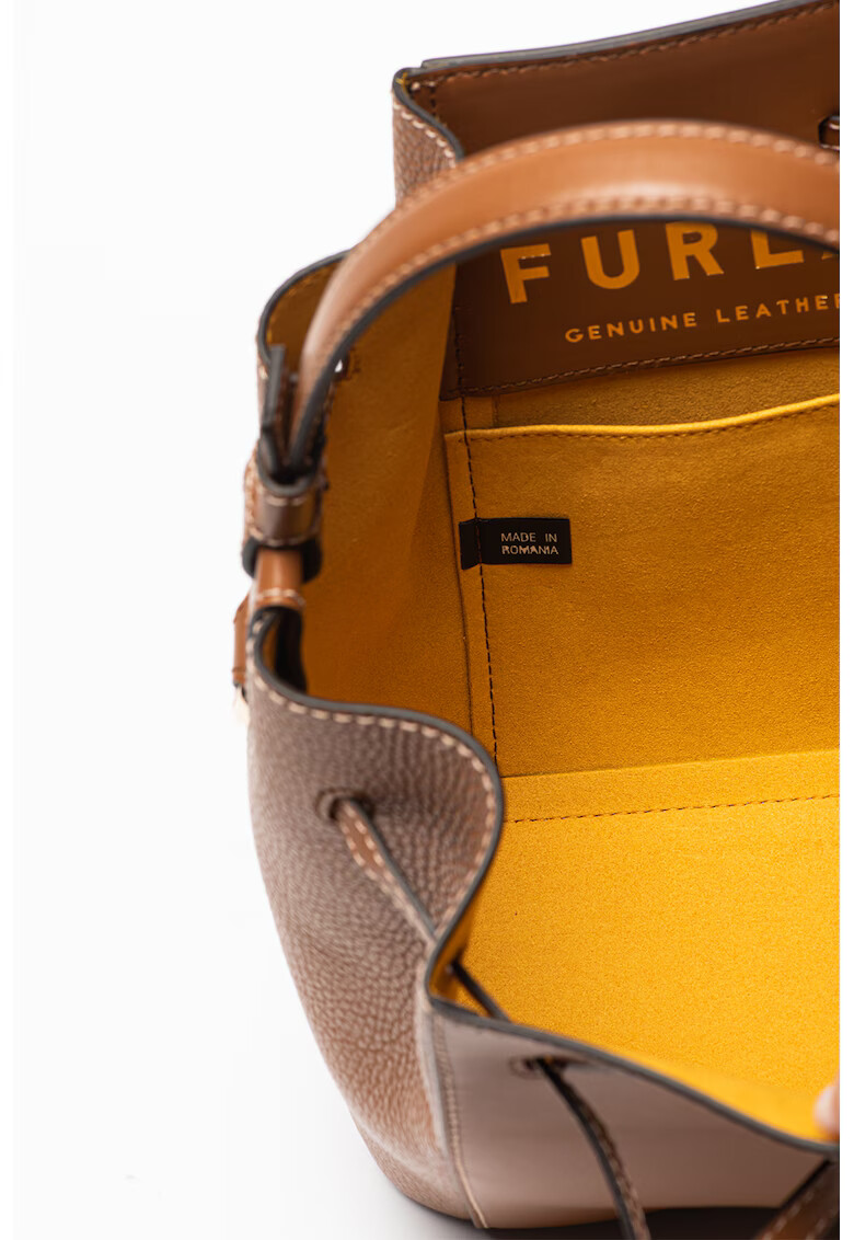 Furla Кожена чанта Miastella в кафяво - Pepit.bg