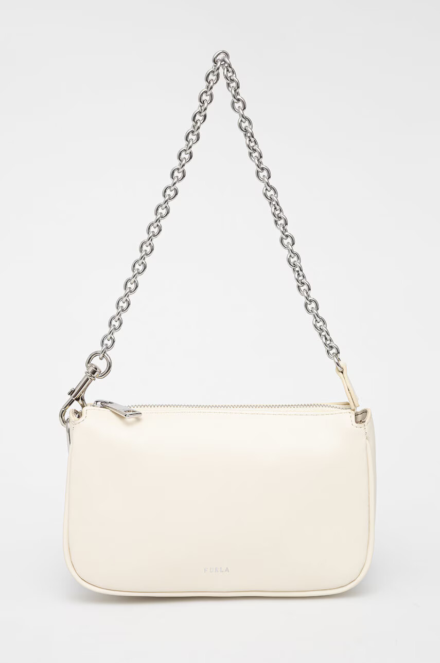 Furla Кожена чанта Moon - Pepit.bg