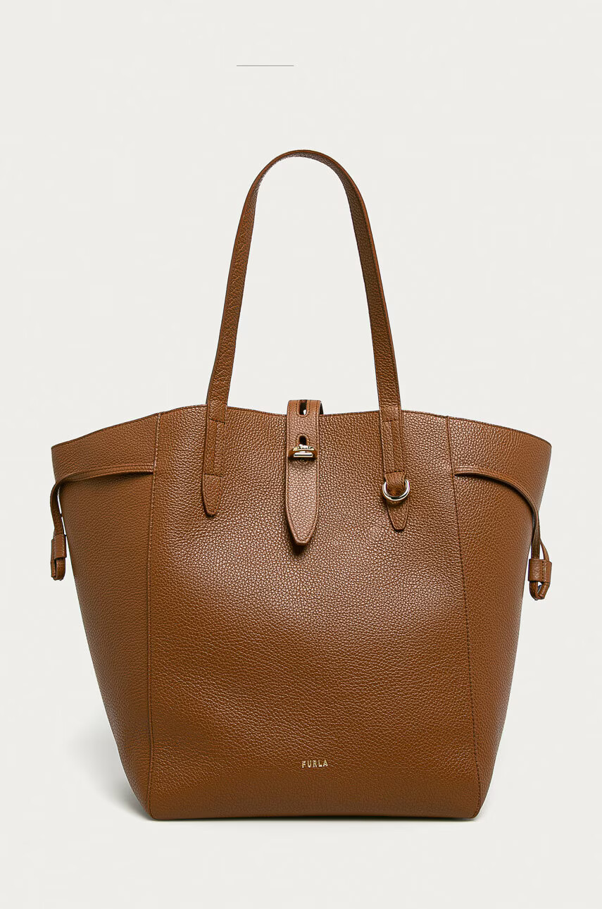 Furla Кожена чанта Net - Pepit.bg