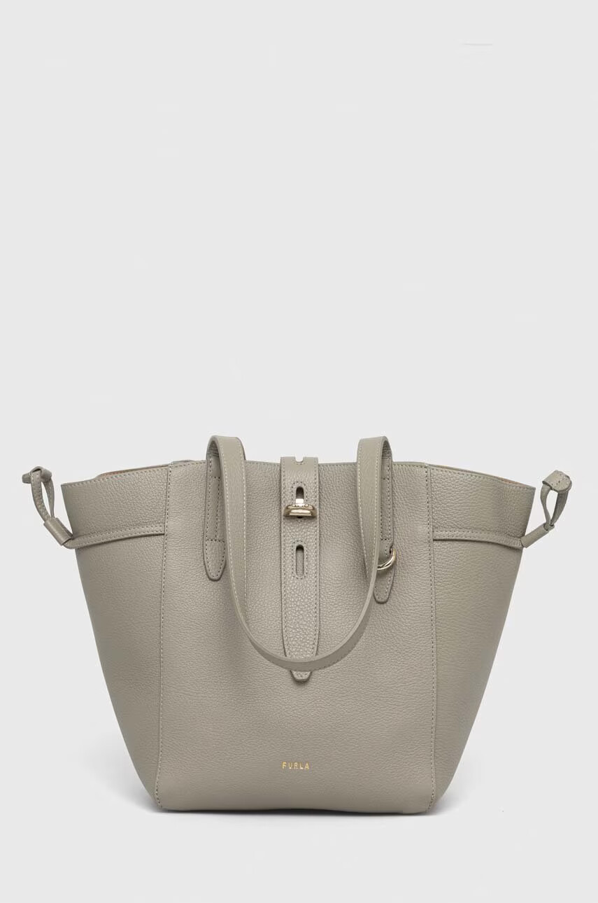 Furla Кожена чанта Net - Pepit.bg