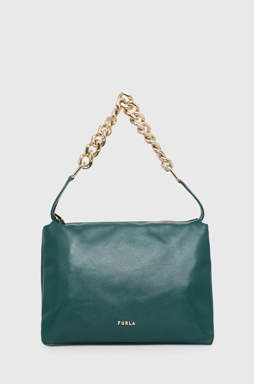Furla Кожена чанта Piuma - Pepit.bg