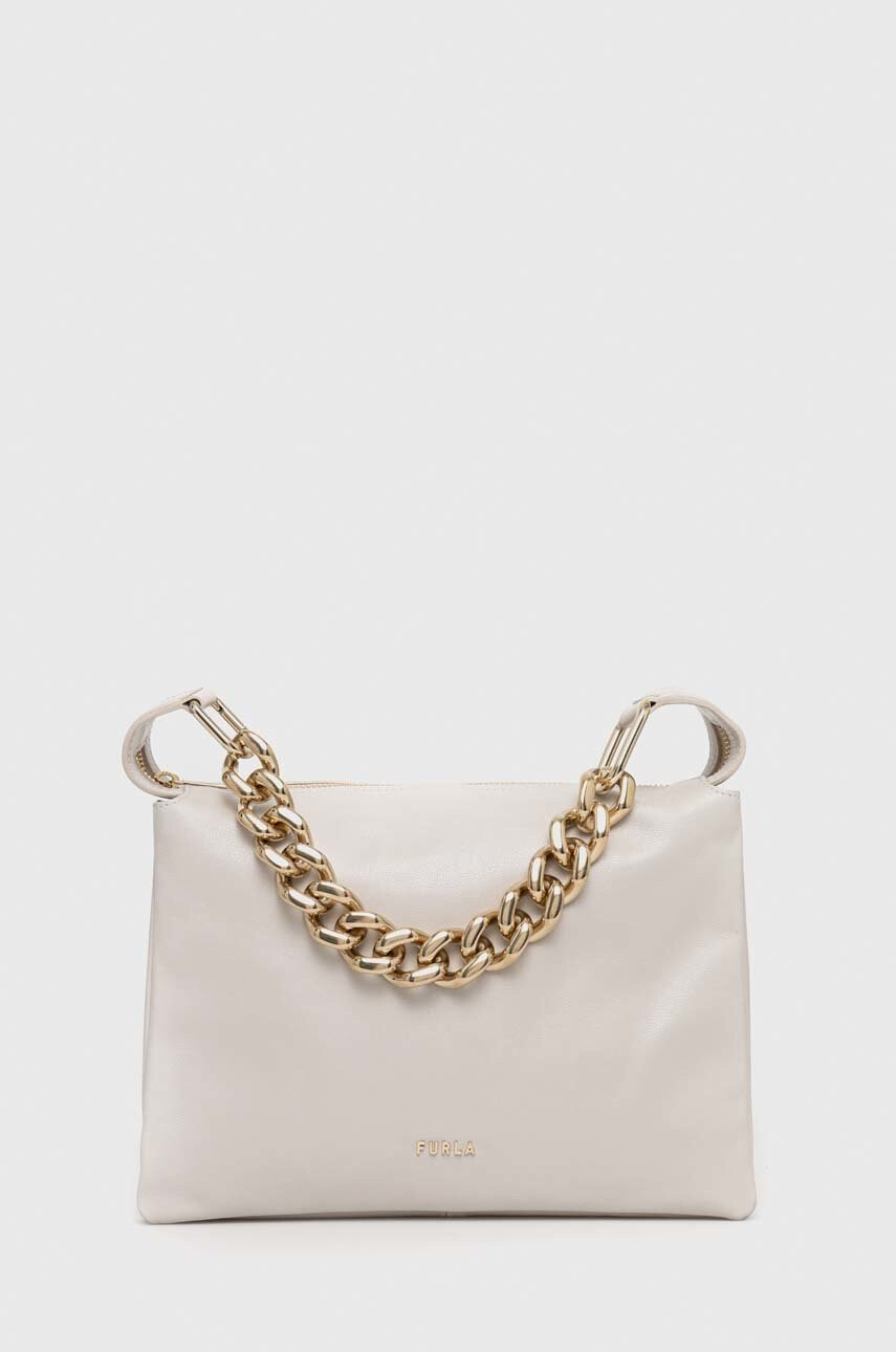 Furla Кожена чанта piuma - Pepit.bg