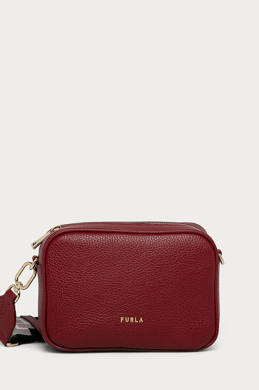 Furla Кожена чанта Real Mini - Pepit.bg
