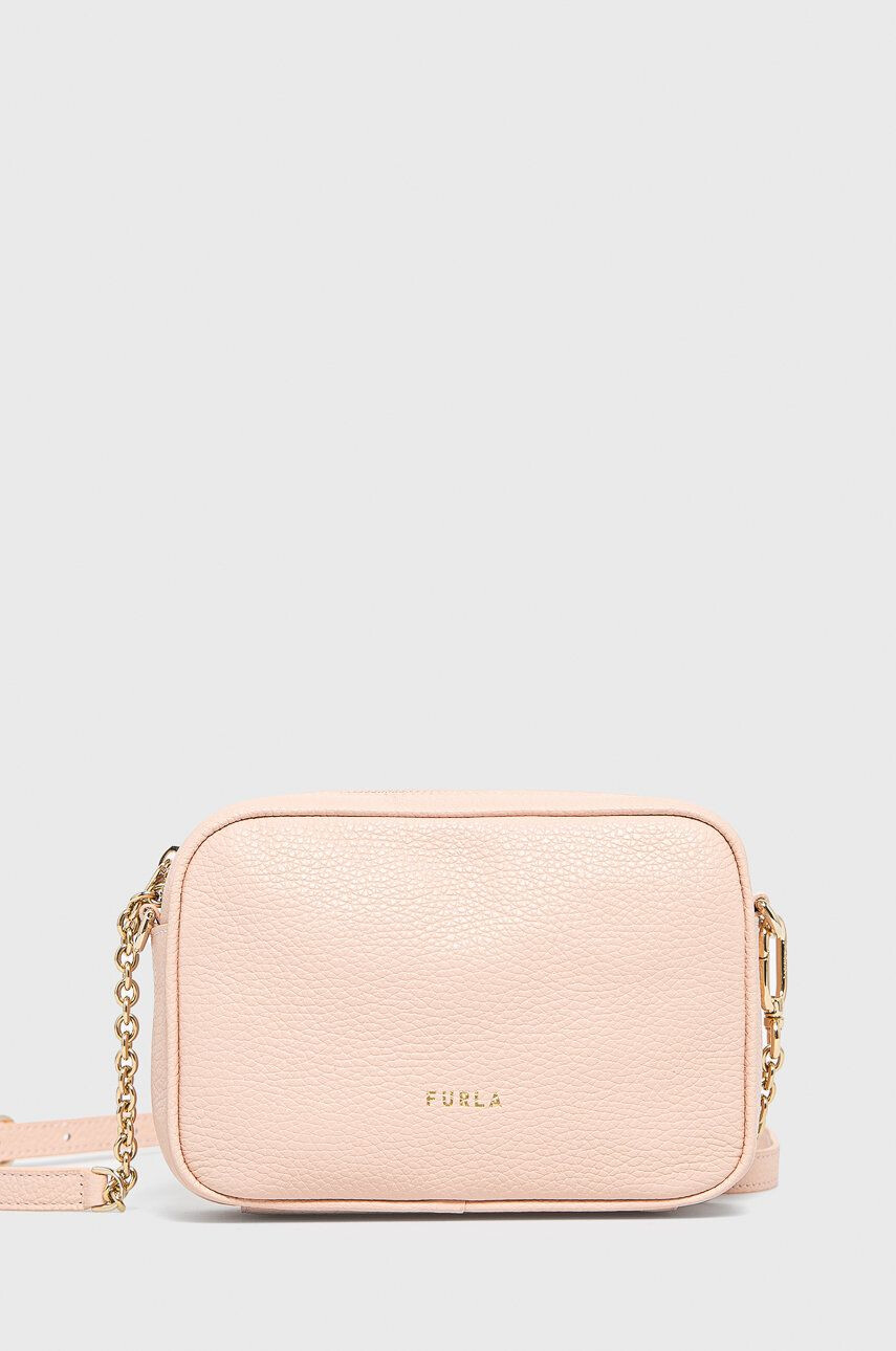 Furla Кожена чанта Real mini - Pepit.bg