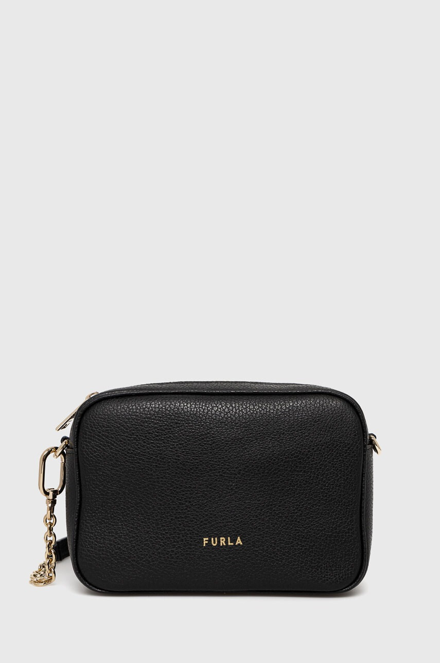 Furla Кожена чанта Real Mini - Pepit.bg