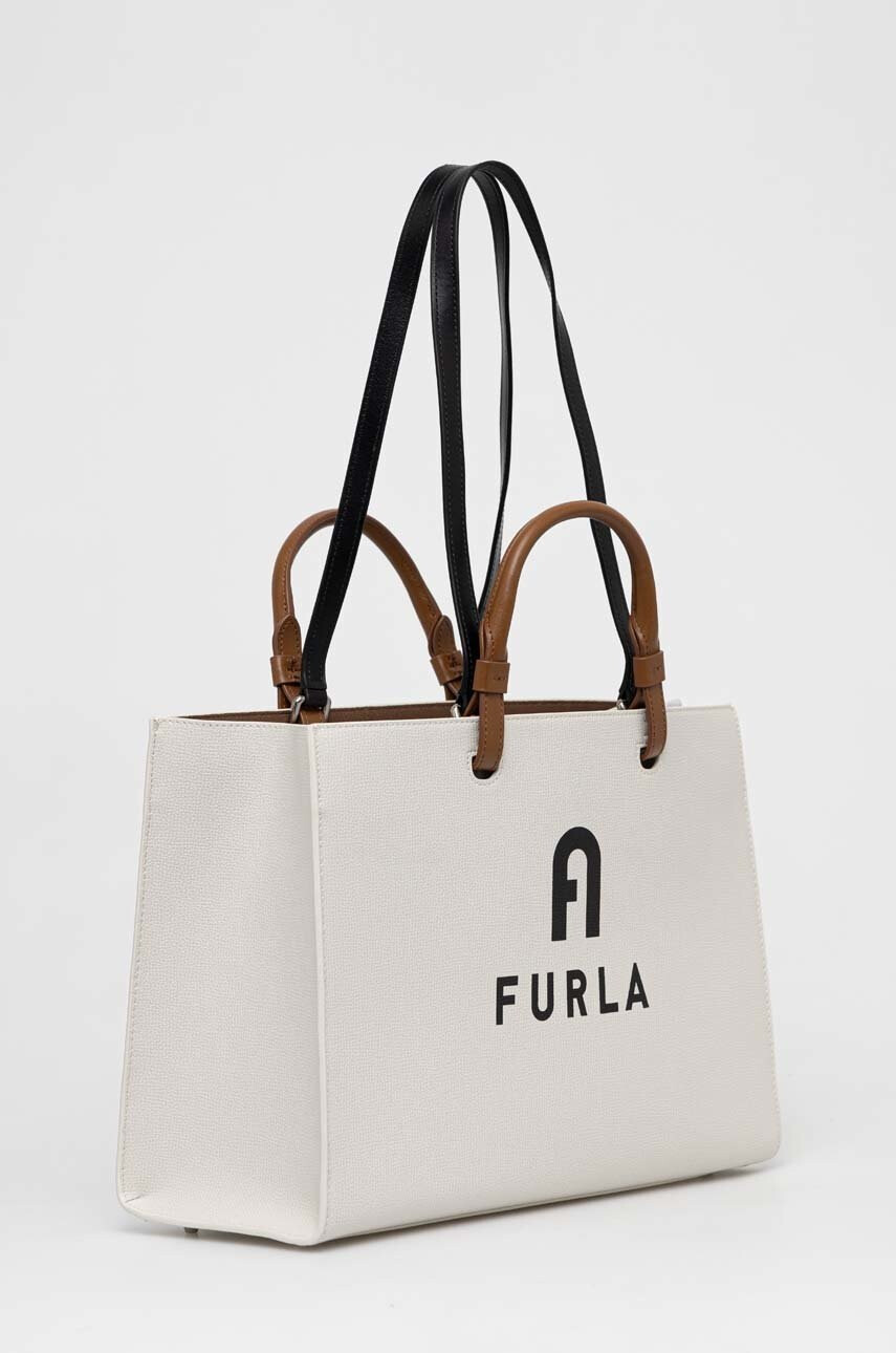 Furla Кожена чанта Varsity - Pepit.bg