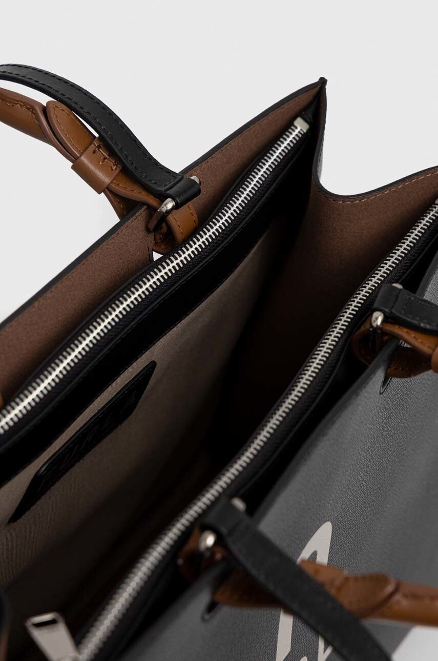 Furla Кожена чанта Varsity - Pepit.bg
