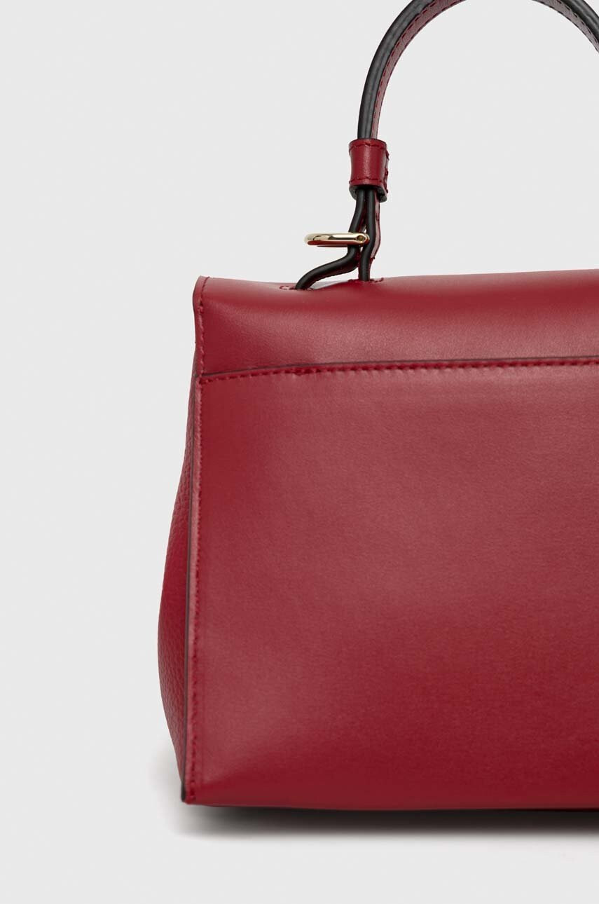 Furla Кожена чанта Vitello в червено - Pepit.bg