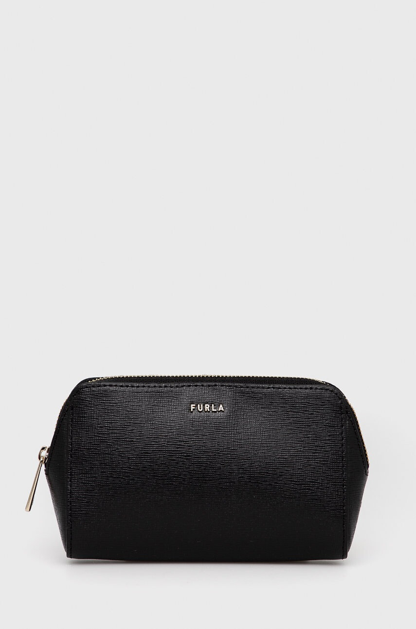 Furla Кожена козметична чанта - Pepit.bg