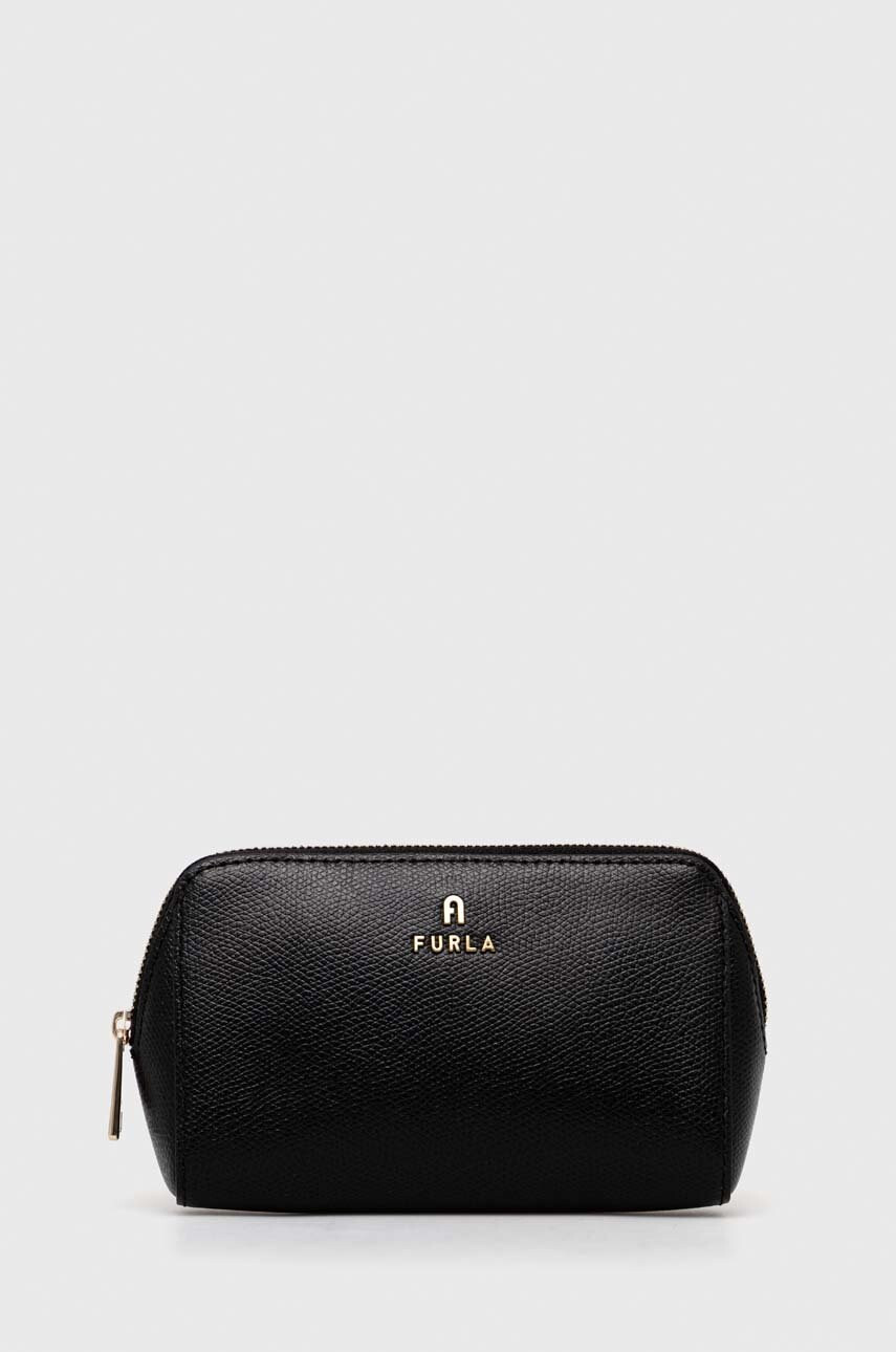Furla Кожена козметична чанта Ares - Pepit.bg