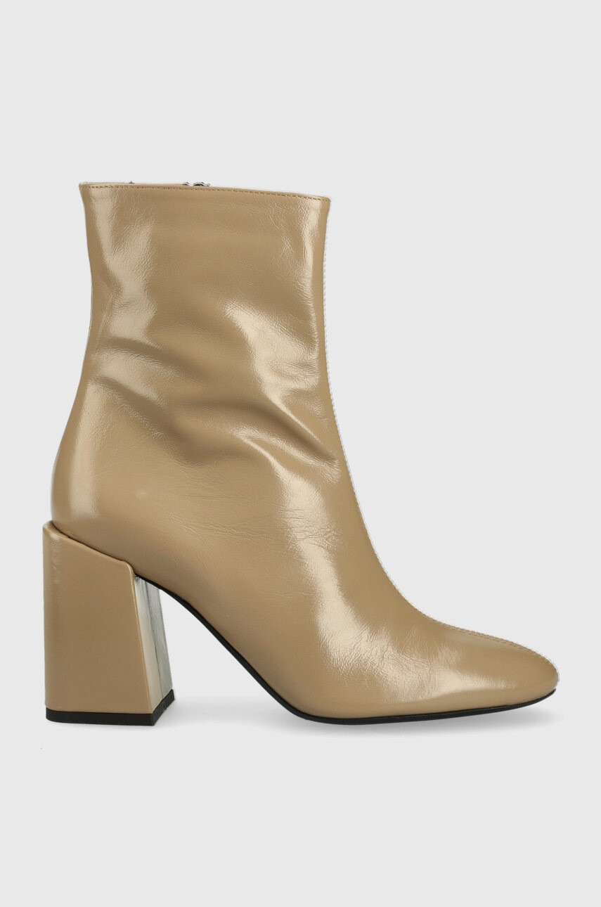 Furla Кожени боти Block Boot - Pepit.bg