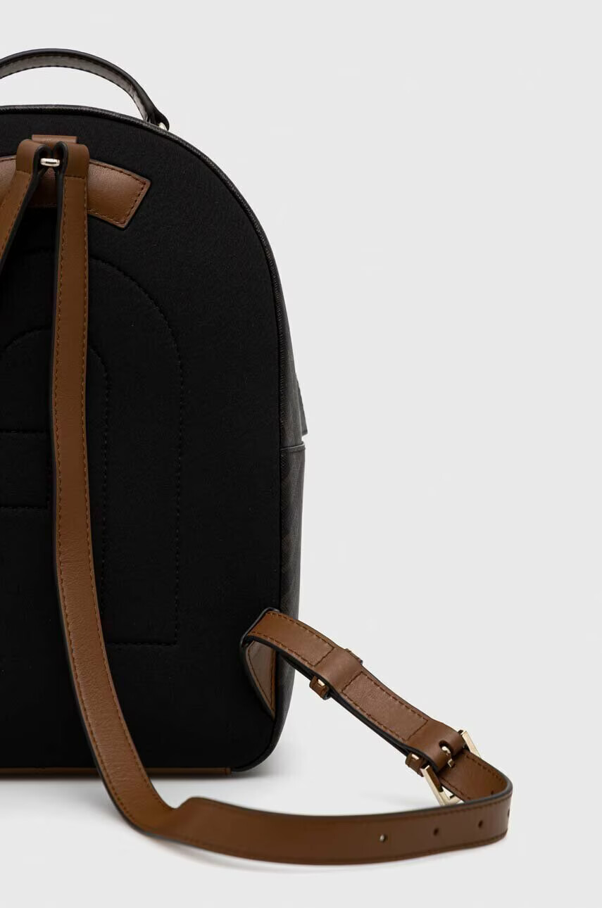 Furla Раница Favola в кафяво малък размер с десен - Pepit.bg