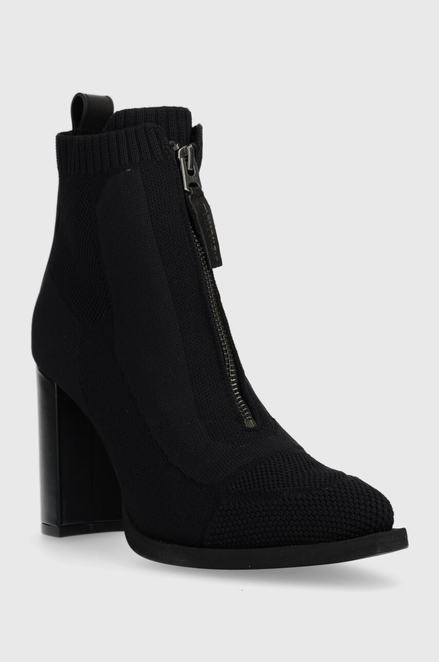 G-Star Raw Боти Mysid Mid в черно с висок ток - Pepit.bg