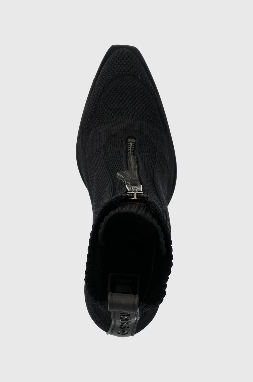 G-Star Raw Боти Mysid Mid в черно с висок ток - Pepit.bg