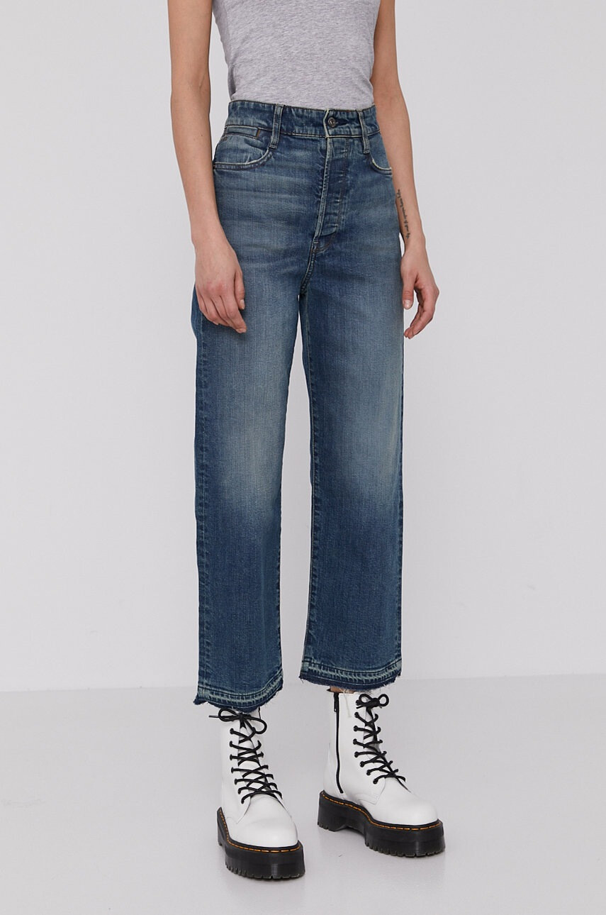 G-Star Raw Дънки Tedie дамски с висока талия - Pepit.bg