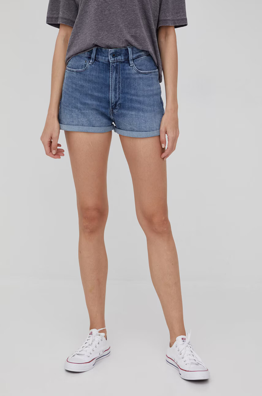 G-Star Raw Дънкови къси панталони в тъмносиньо - Pepit.bg