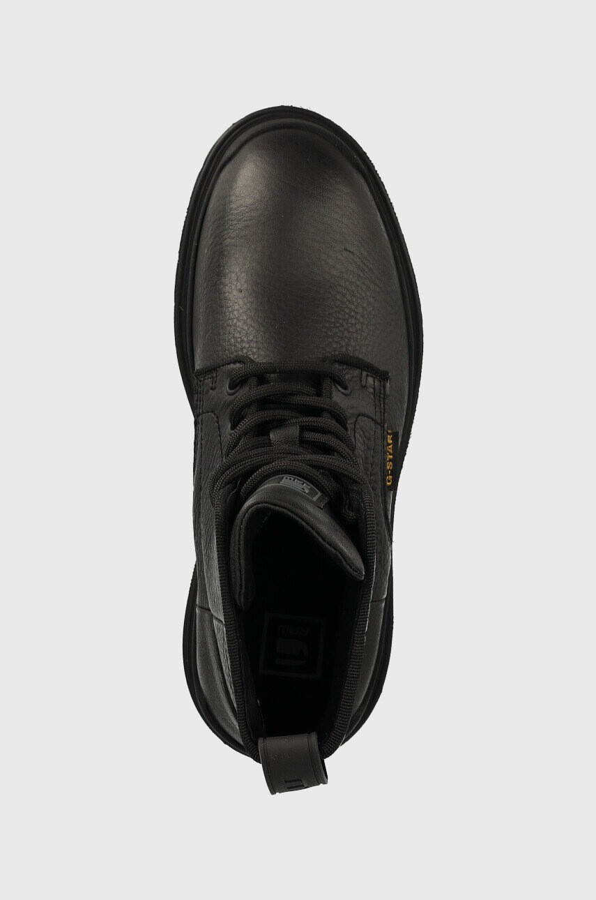 G-Star Raw Кожени боти Blake Hgh в черно с платформа - Pepit.bg