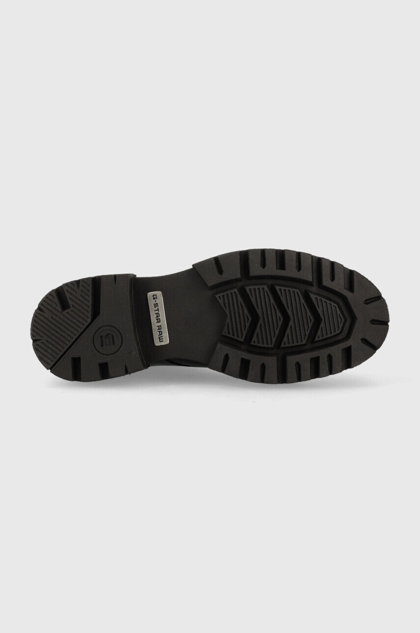 G-Star Raw Кожени боти Kafey Pfm в черно с платформа - Pepit.bg