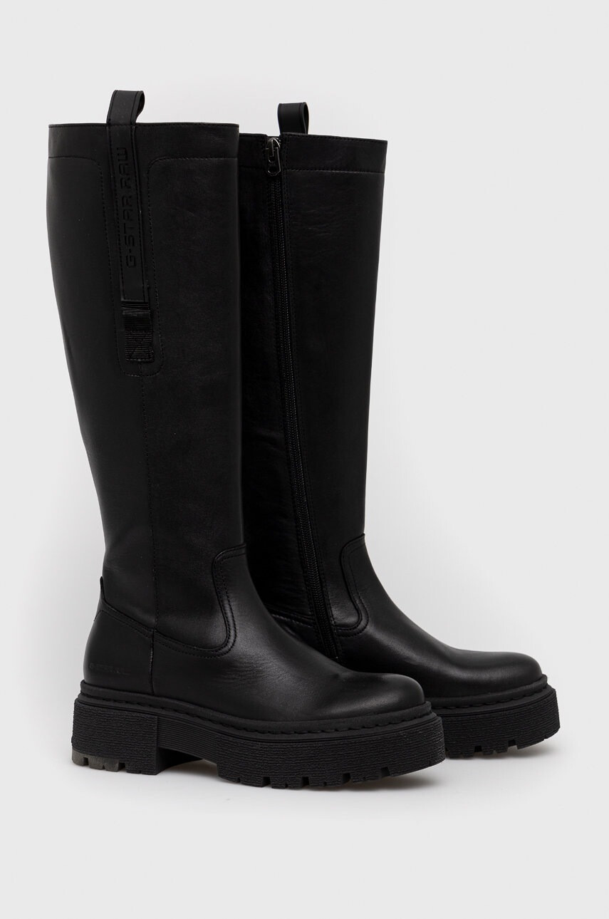 G-Star Raw Кожени ботуши Kafey Pfm - Pepit.bg