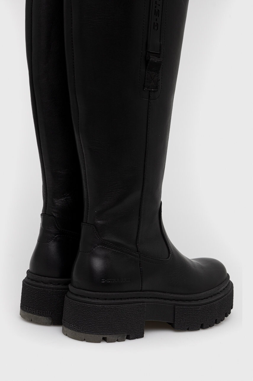 G-Star Raw Кожени ботуши Kafey Pfm - Pepit.bg