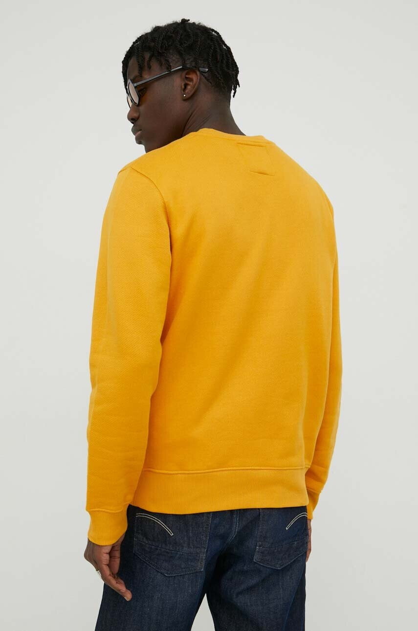 G-Star Raw Памучен суичър в бяло с принт - Pepit.bg