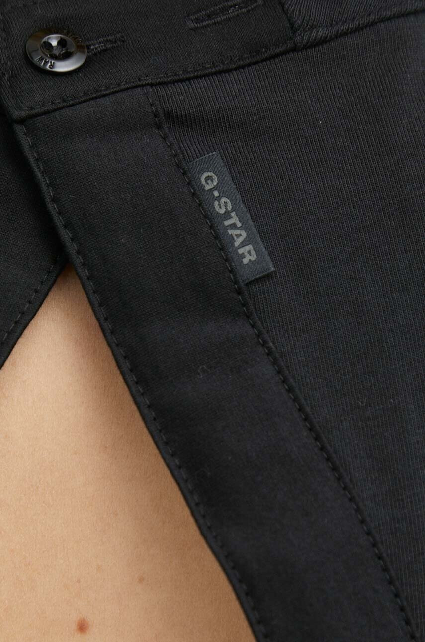 G-Star Raw Памучен топ в черно - Pepit.bg