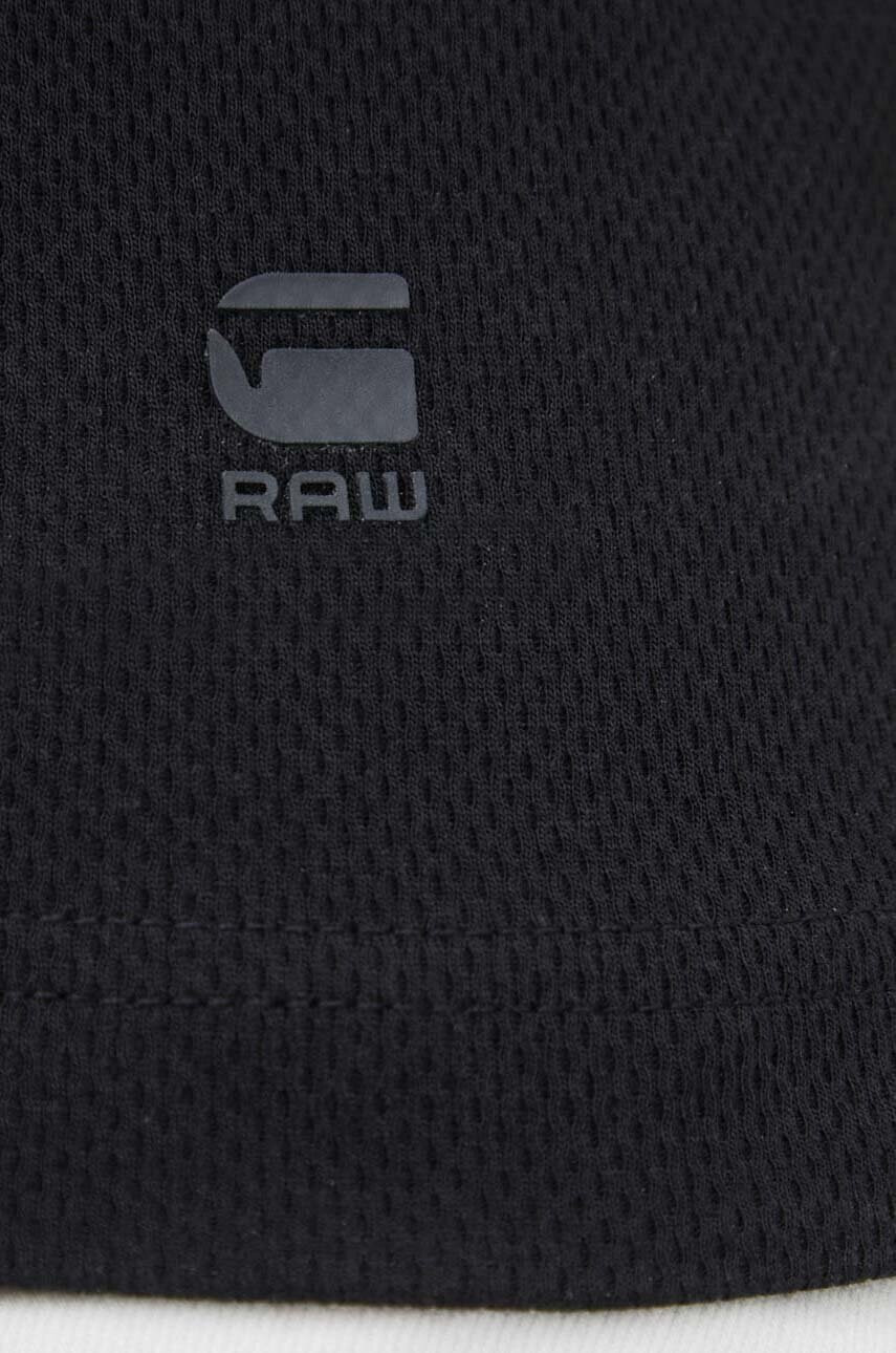 G-Star Raw Памучен топ в черно - Pepit.bg