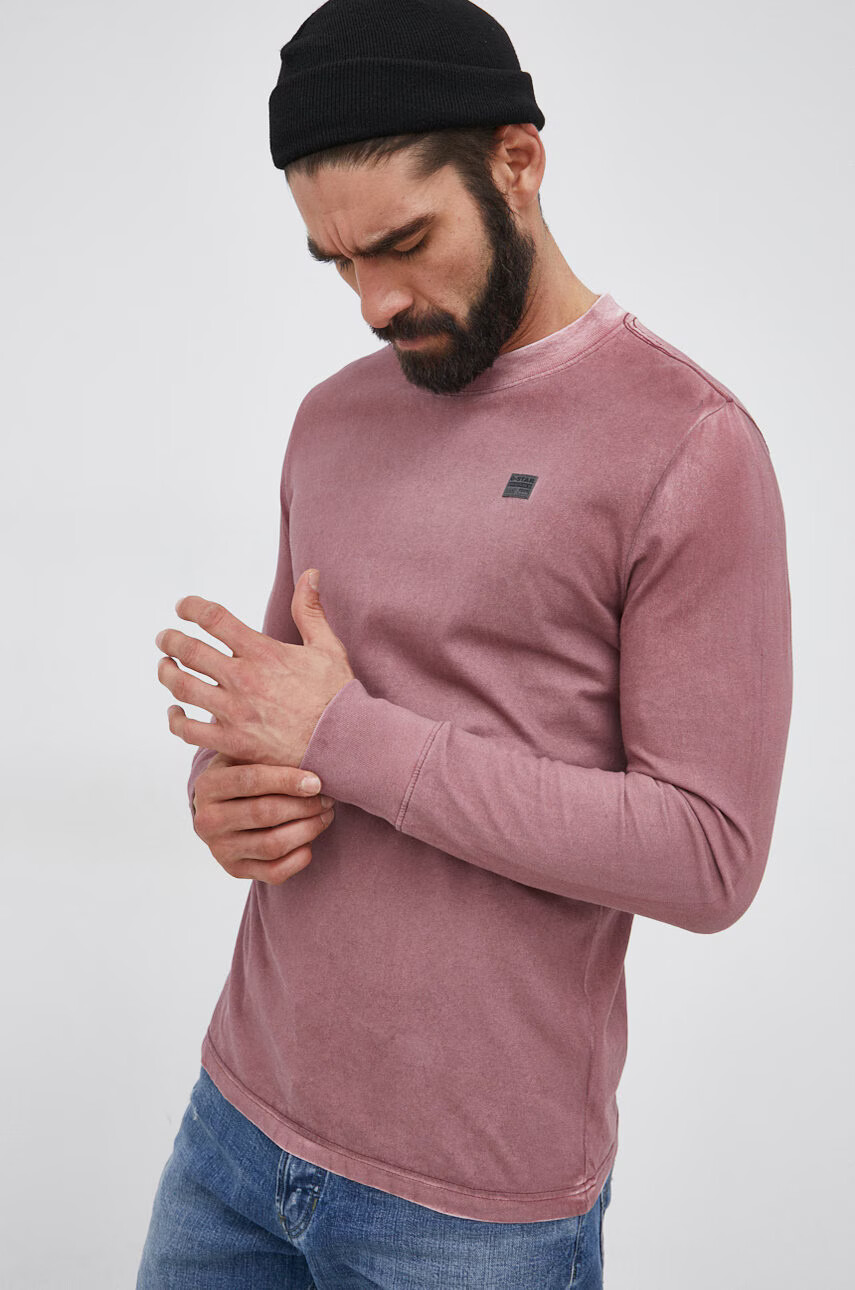 G-Star Raw Памучна блуза с дълги ръкави - Pepit.bg