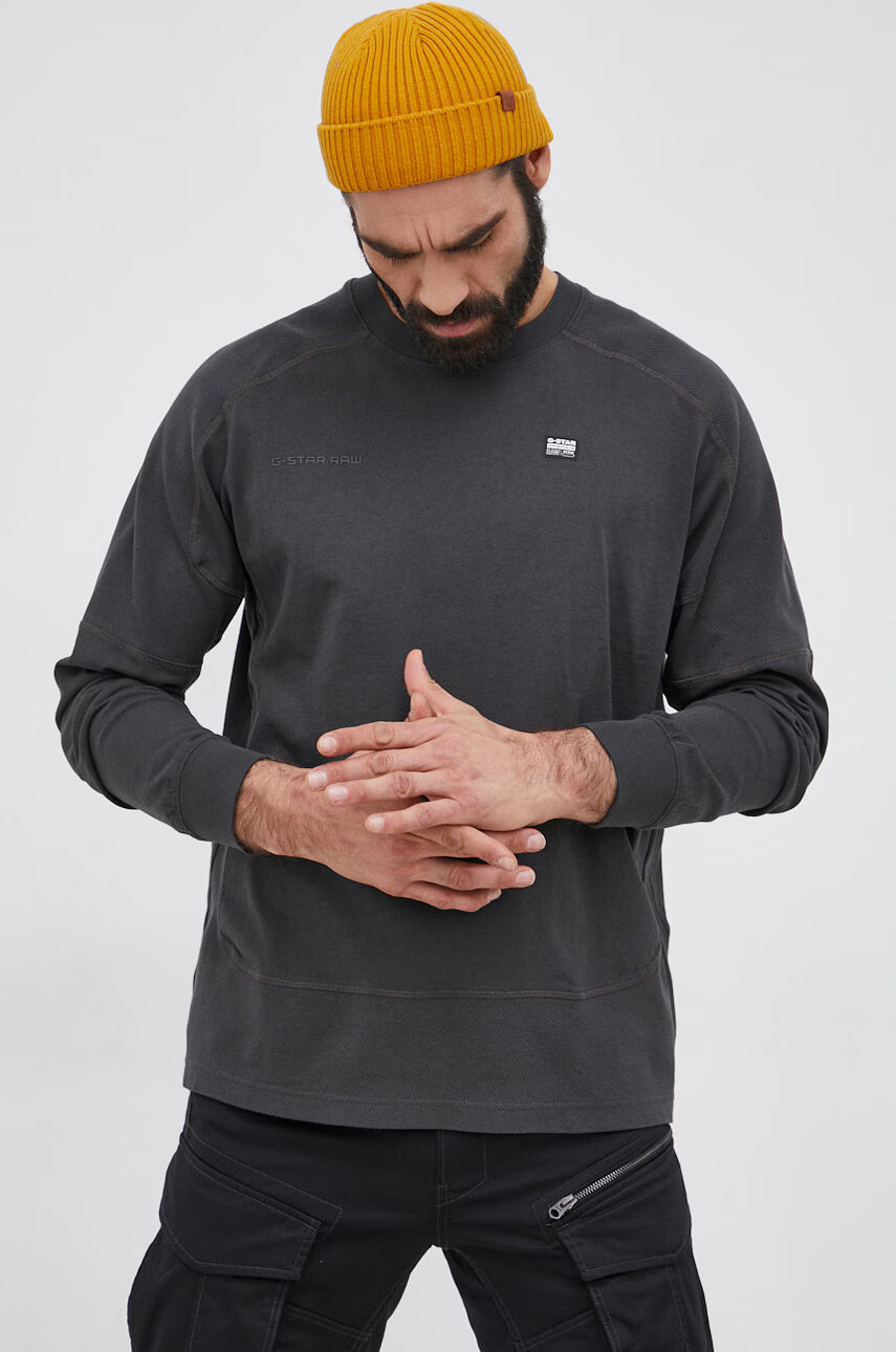 G-Star Raw Памучна блуза с дълги ръкави - Pepit.bg