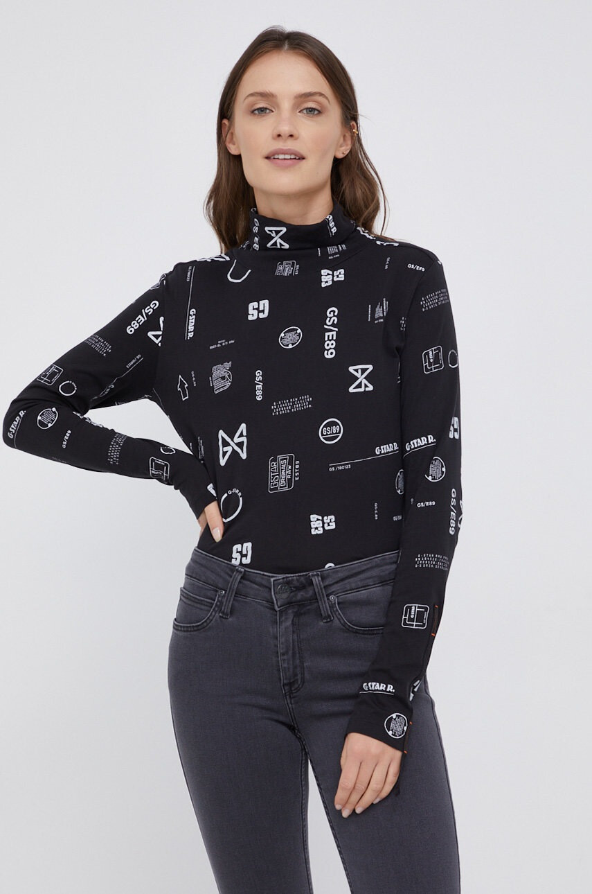G-Star Raw Памучна блуза с дълги ръкави - Pepit.bg
