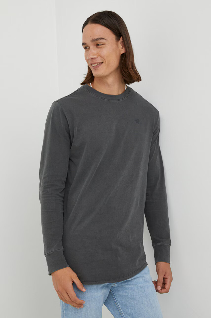 G-Star Raw Памучна блуза с дълги ръкави - Pepit.bg