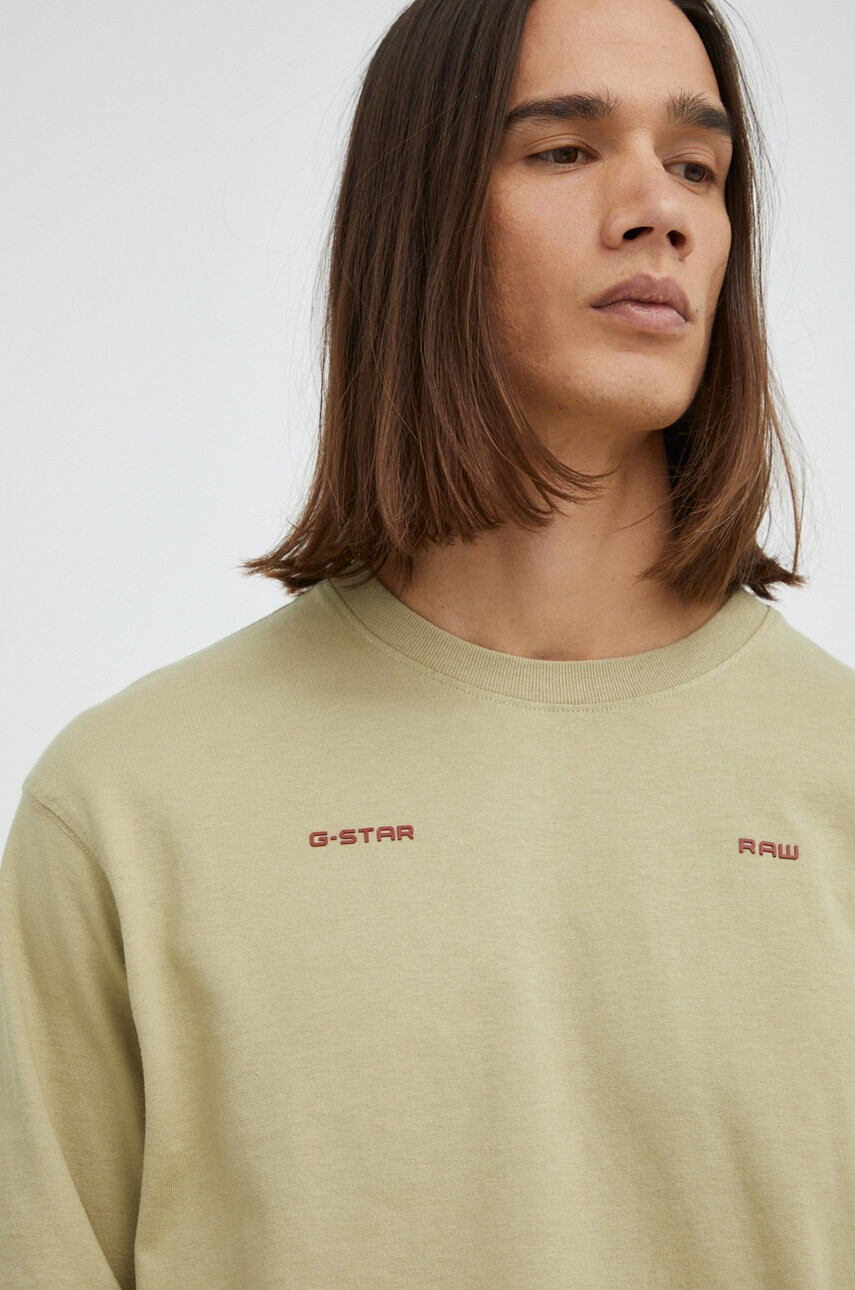 G-Star Raw Памучна блуза с дълги ръкави - Pepit.bg