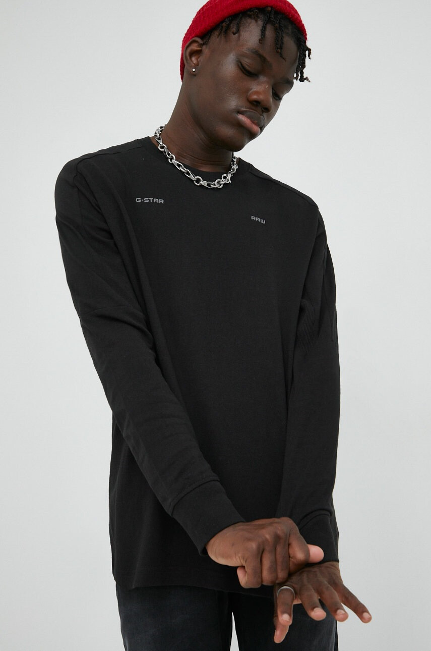 G-Star Raw Памучна блуза с дълги ръкави - Pepit.bg