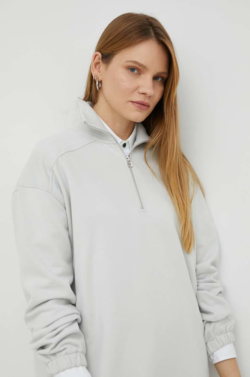 G-Star Raw Памучна рокля в черно къс модел с уголемена кройка - Pepit.bg