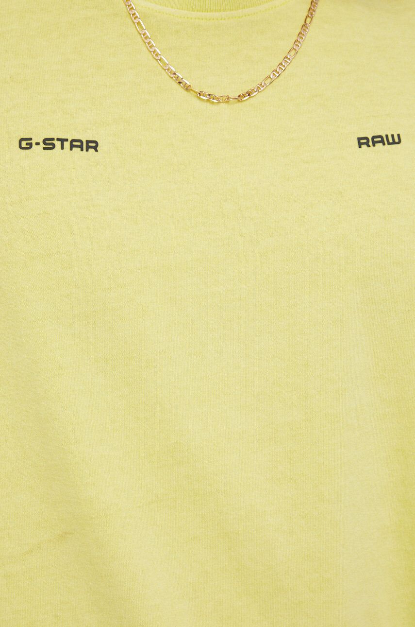 G-Star Raw Памучна тениска в зелено - Pepit.bg