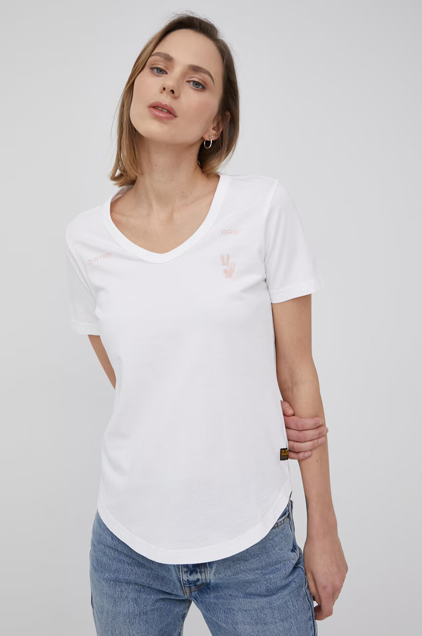 G-Star Raw Памучна тениска - Pepit.bg