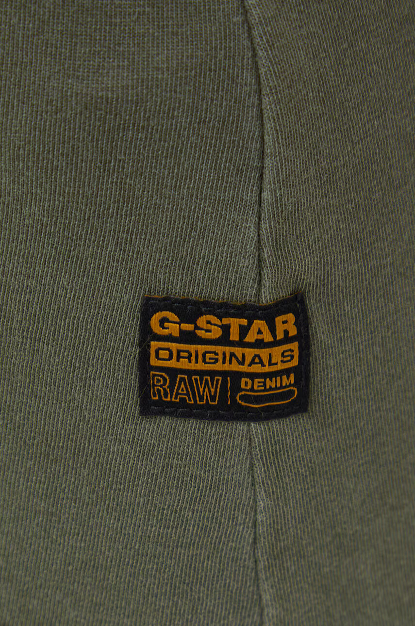 G-Star Raw Памучна тениска в зелено - Pepit.bg