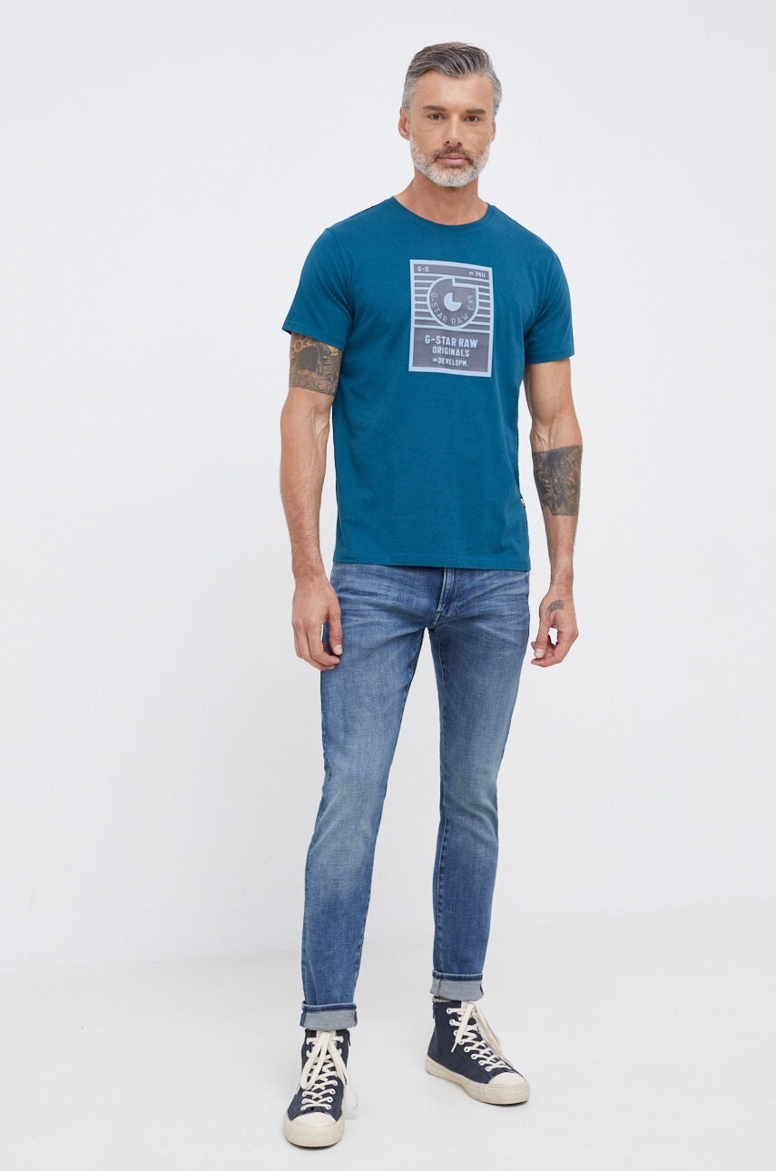 G-Star Raw Памучна тениска - Pepit.bg