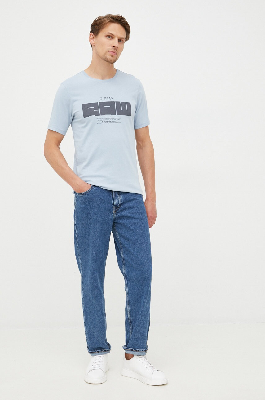 G-Star Raw Памучна тениска - Pepit.bg
