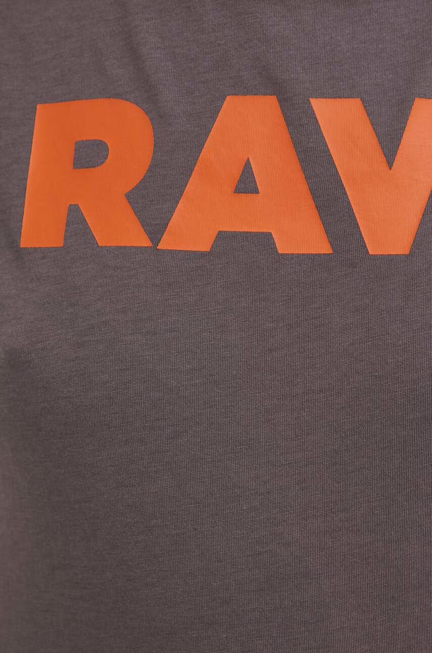 G-Star Raw Памучна тениска в лилаво - Pepit.bg