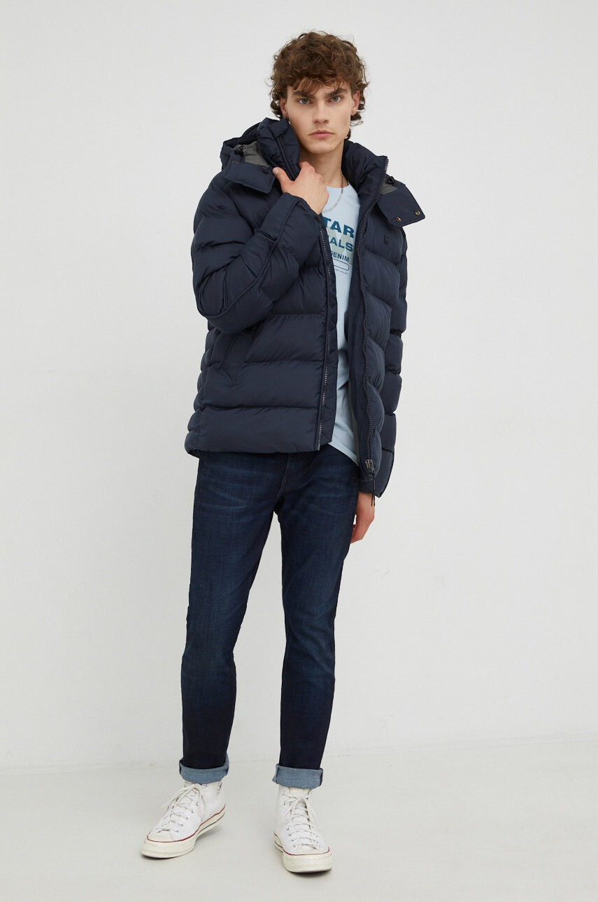 G-Star Raw Памучна тениска с принт - Pepit.bg