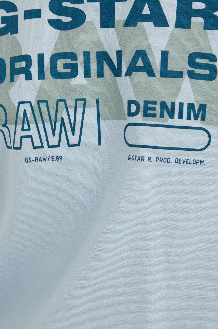 G-Star Raw Памучна тениска с принт - Pepit.bg