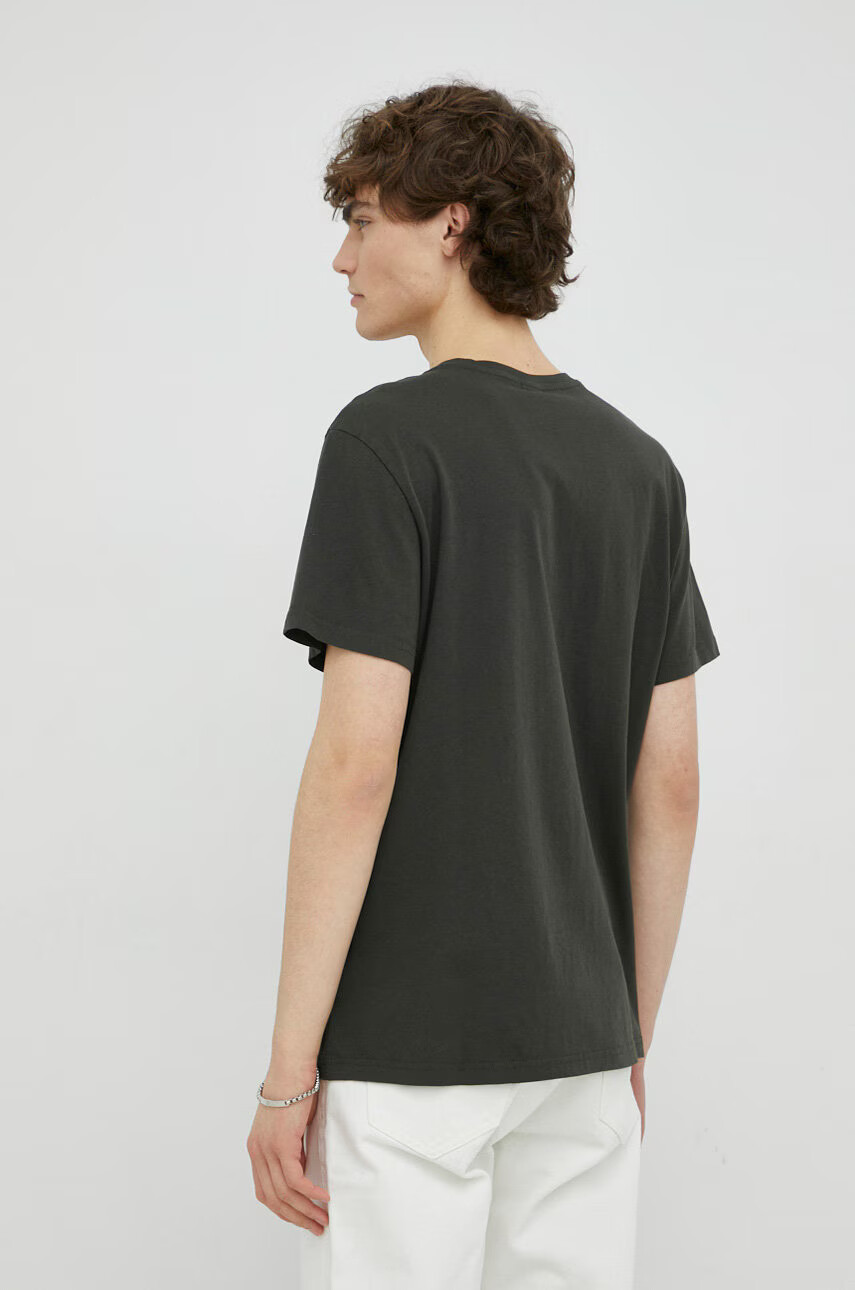 G-Star Raw Памучна тениска (2 броя) в кафяво с принт - Pepit.bg